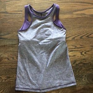 Lululemon purple and grey top!!